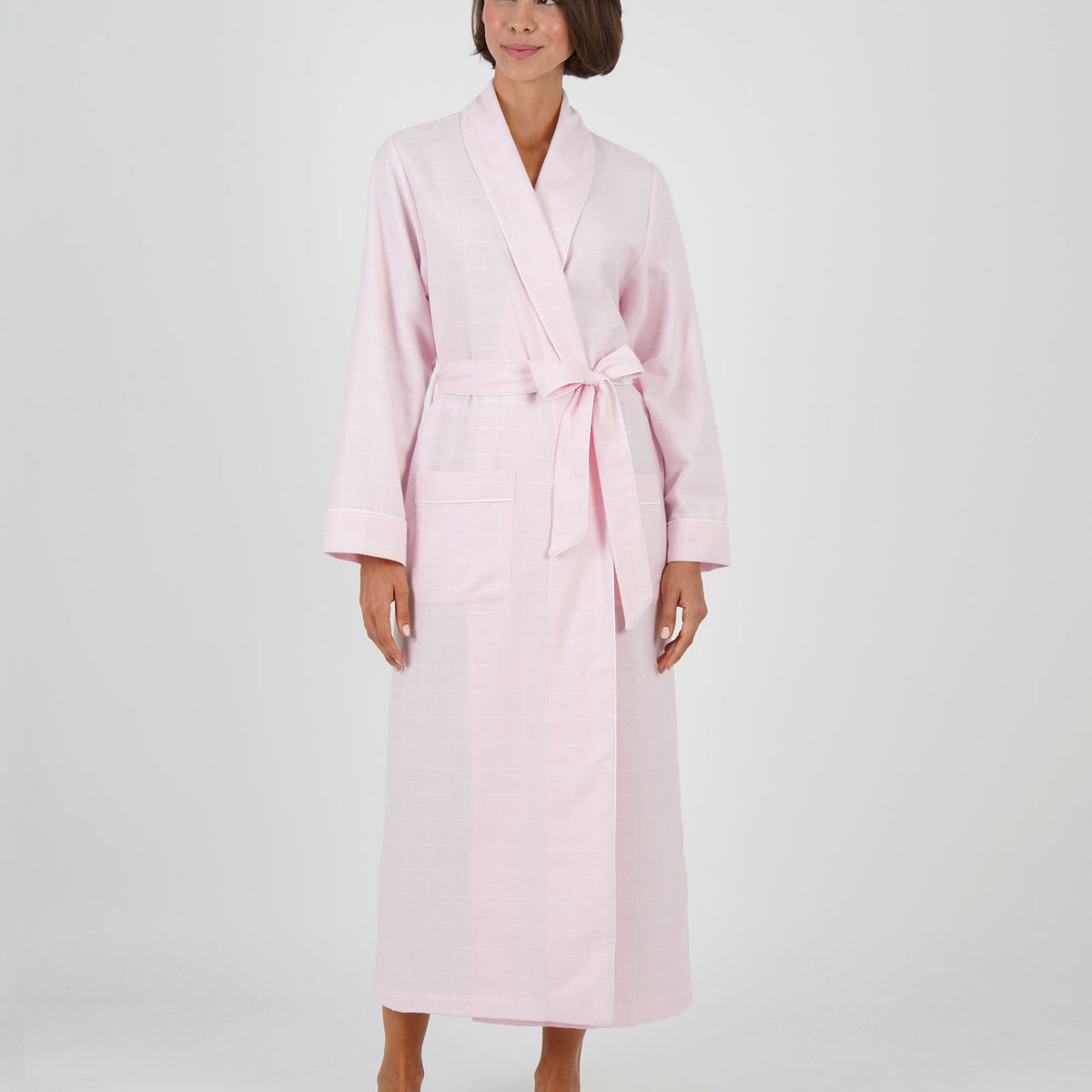Women's Brushed Cotton Dressing Gown