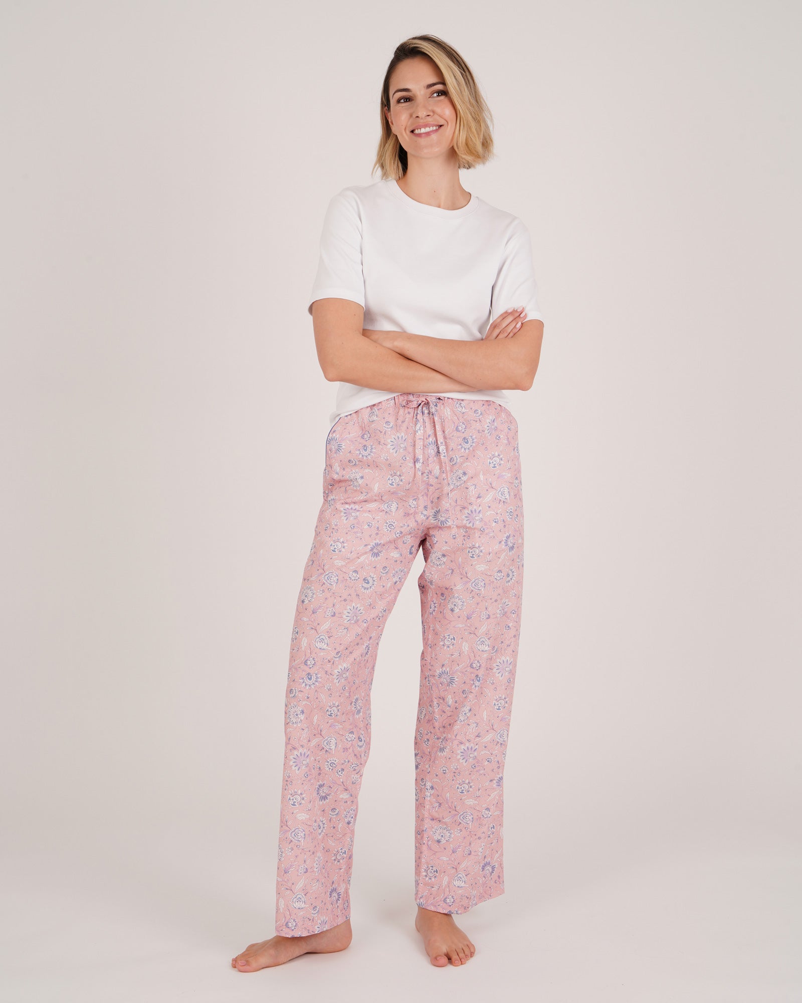 Women's Classic Cotton Lucinda Pyjama Trousers - Laverton Floral