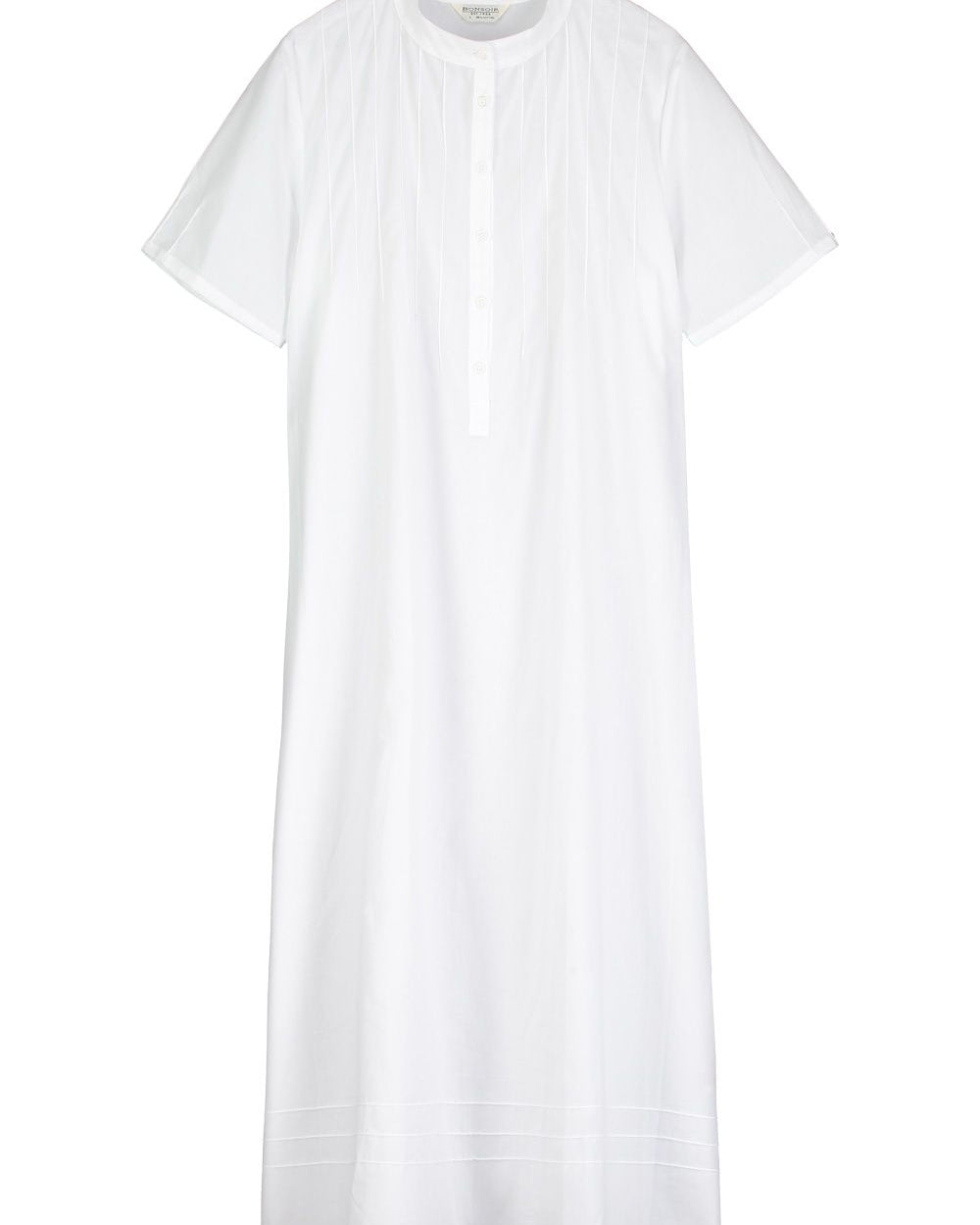 Women's Victoria Short Sleeve White Nightdress | Bonsoir of London