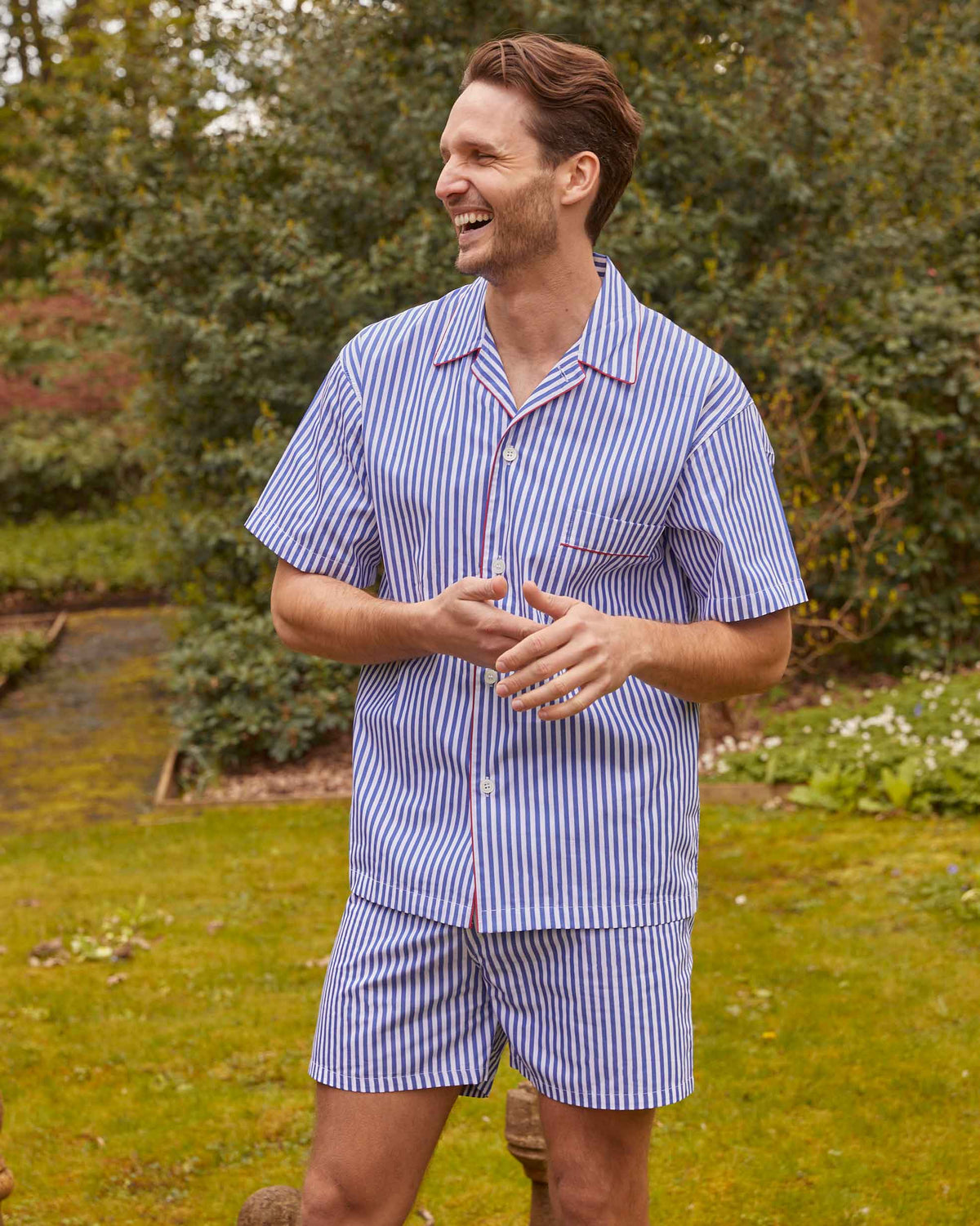 Men's Classic Cotton Short Pyjamas Moritz – Bonsoir of London
