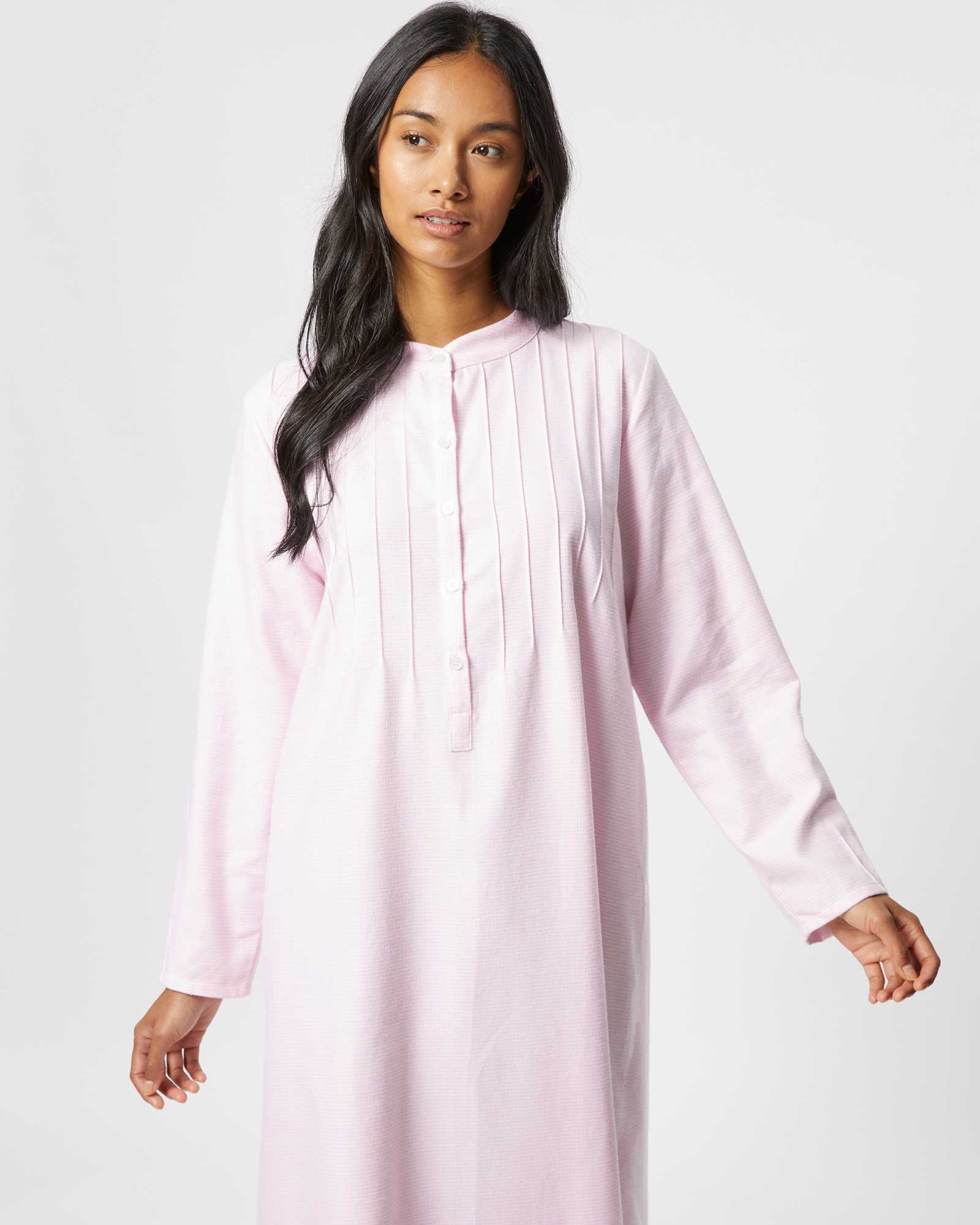 Winceyette Nightdress Women's Cotton Nightdresses Uk Brushed