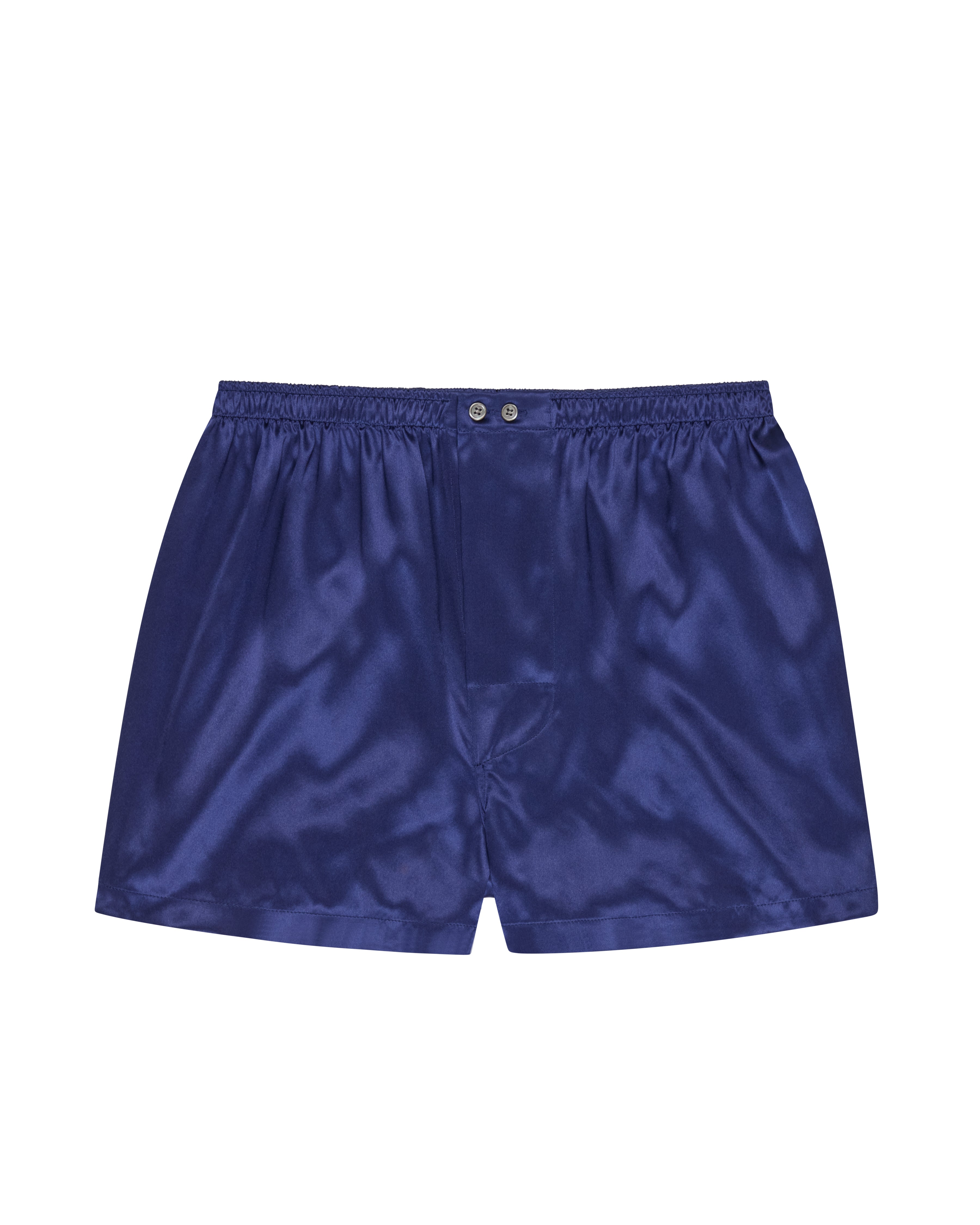 Men’s Silk Boxer Shorts - Midnight – Bonsoir of London