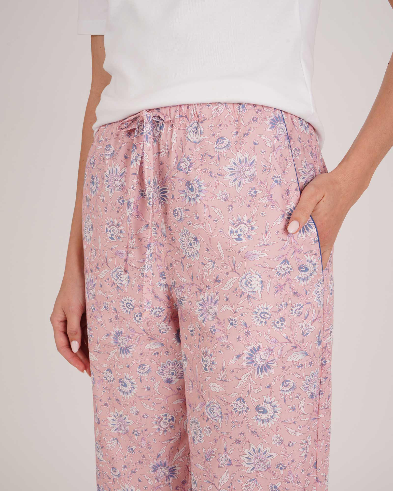 Women's Classic Cotton Lucinda Pyjama Trousers - Laverton Floral