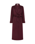 Women's Cashmere Robe - Claret | Bonsoir of London