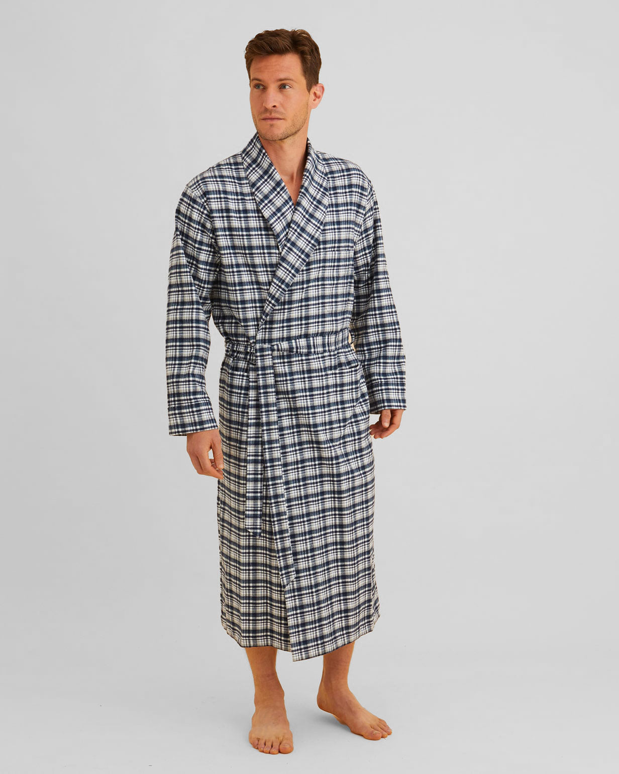 Portuguese Flannel Robe, Luxury Cotton Sleepwear