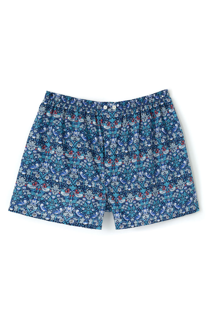Strawberry Thief Boxers made with Liberty Fabric | Bonsoir of London