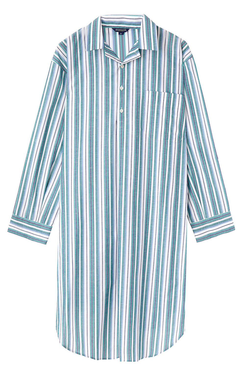 Regatta Green Stripe Nightshirt | Bonsoir of London